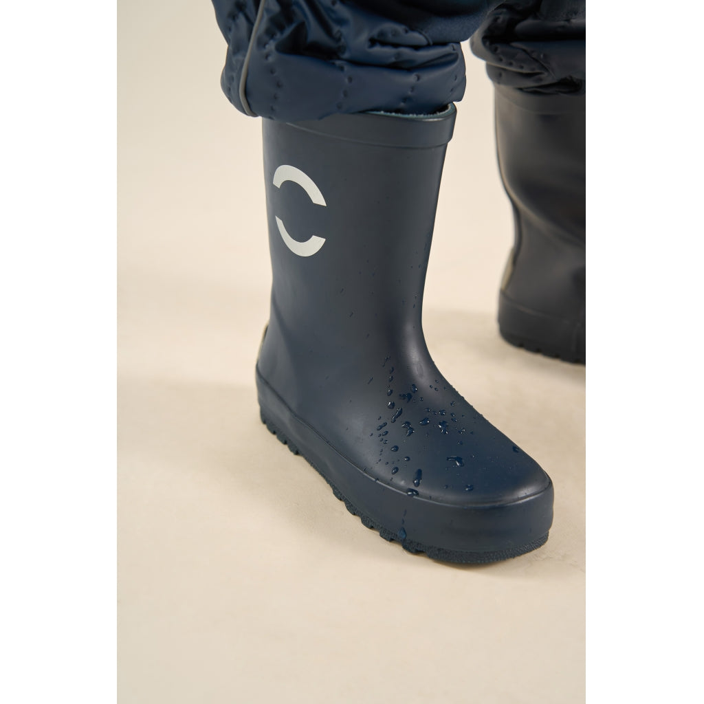 Mikk-Line Gummistøvler Ensfarvet Rubber Boots Black