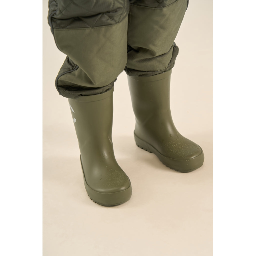 Mikk-Line Gummistøvler Ensfarvet Rubber Boots Dusty Olive