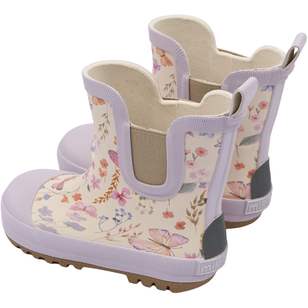 Mikk-Line Gummistøvler Korte (Mønstret) Rubber Boots Butterfly AOP