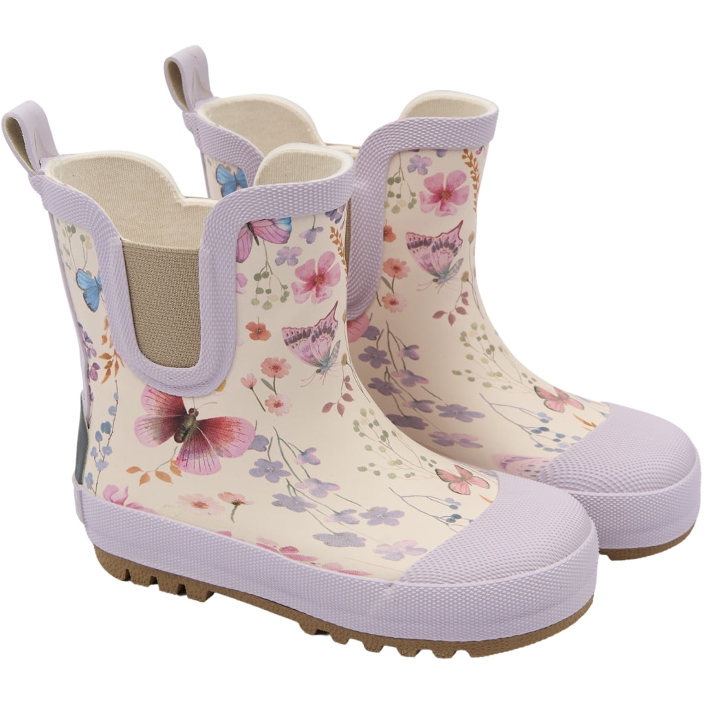 Mikk-Line Gummistøvler Korte (Mønstret) Rubber Boots Butterfly AOP