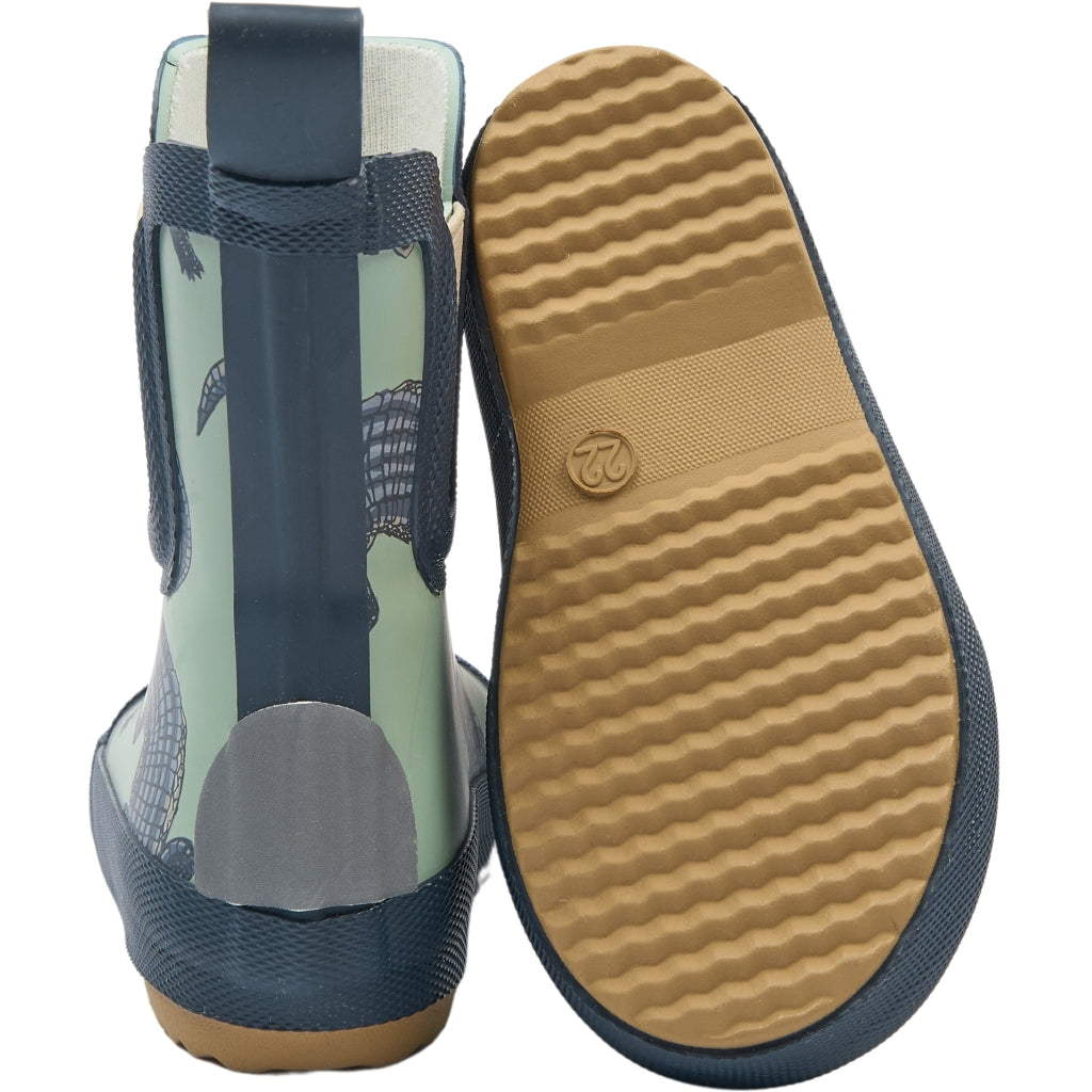 Mikk-Line Gummistøvler Korte (Mønstret) Rubber Boots Croco AOP