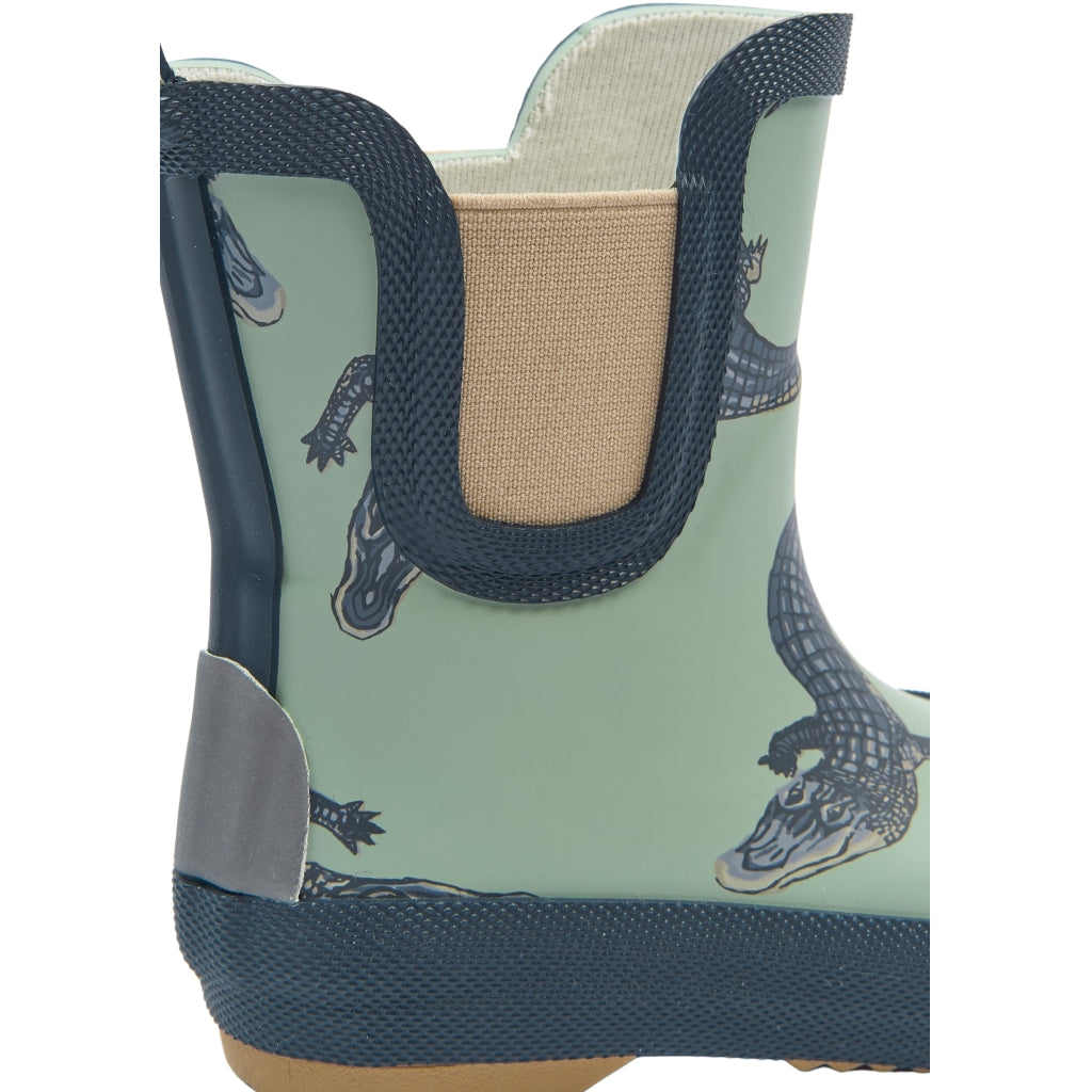 Mikk-Line Gummistøvler Korte (Mønstret) Rubber Boots Croco AOP