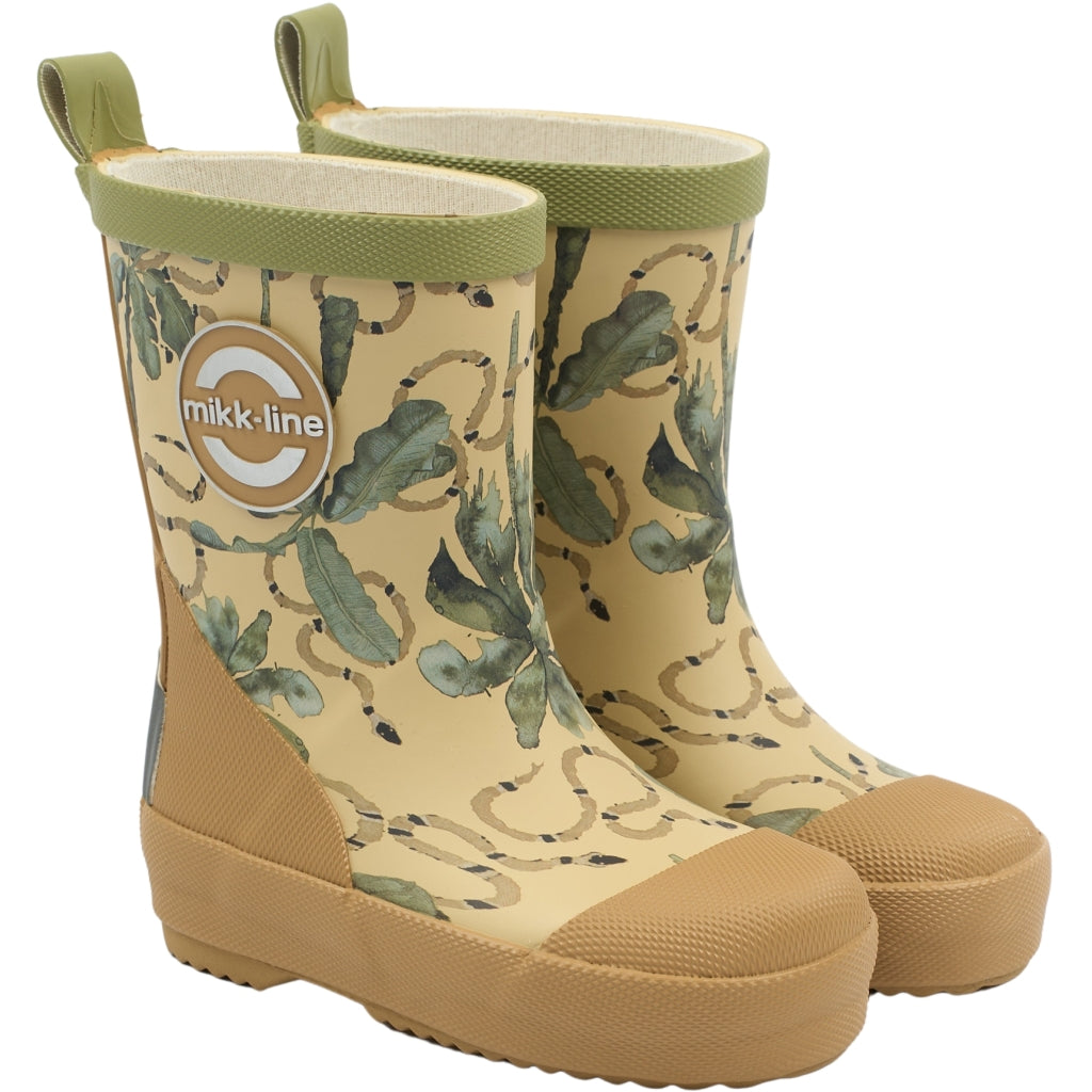 Mikk-Line Gummistøvler (Mønstret) Rubber Boots Gray green