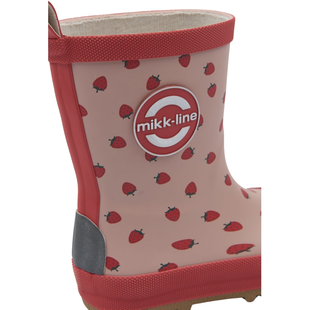 Mikk-Line Gummistøvler (Mønstret) Rubber Boots Strawberry AOP