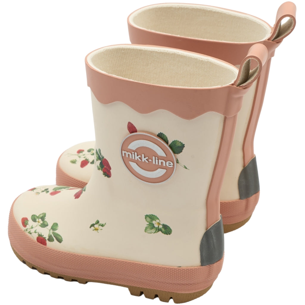 Mikk-Line Gummistøvler (Mønstret) Rubber Boots Strawberry AOP