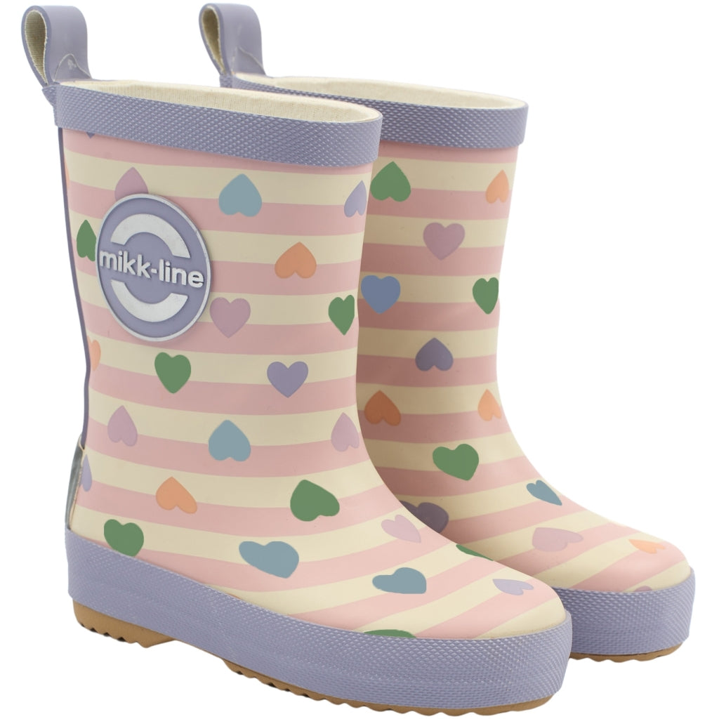 Mikk-Line Gummistøvler (Mønstret) Rubber Boots Magic Heart AOP