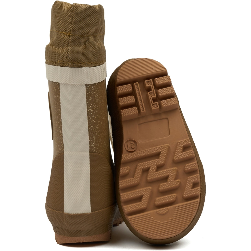 POM POM Gummistøvler Thermo Rubber Boots Gold Glitter