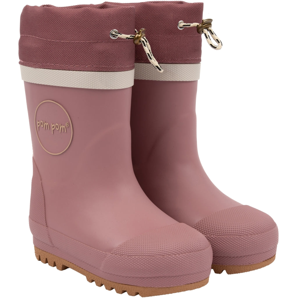 POM POM Gummistøvler Thermo Rubber Boots Withered Rose