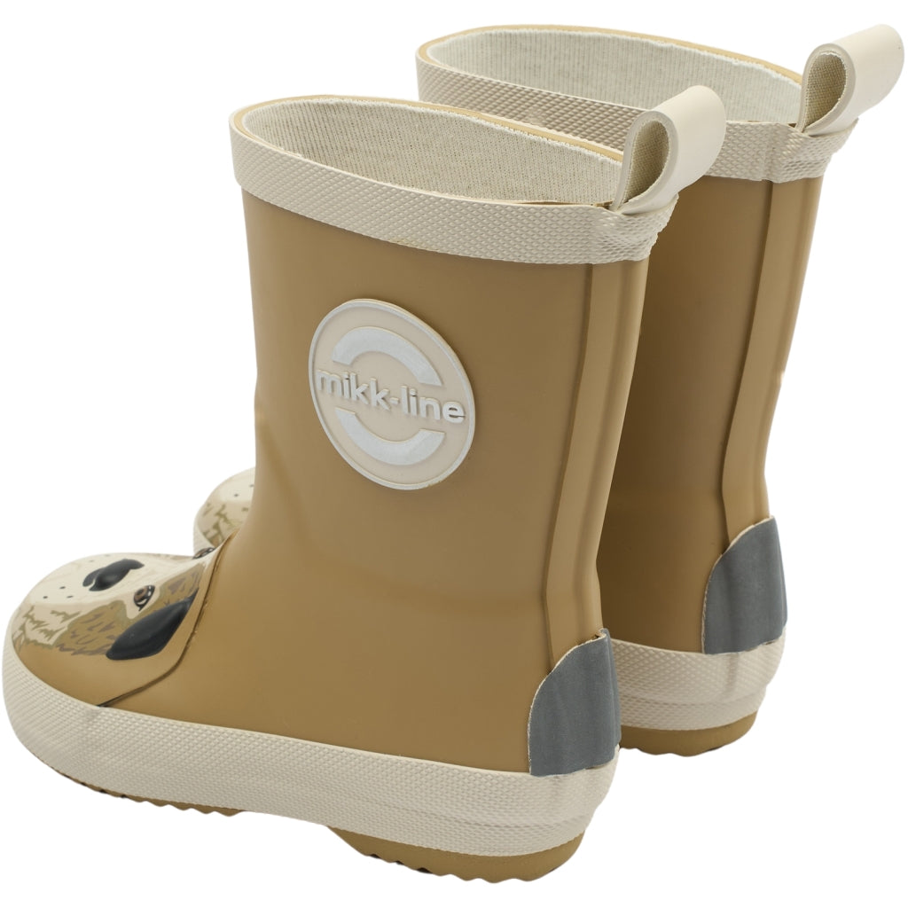 Mikk-Line Gummistøvler m./ 3D Lemur Rubber Boots Dijon