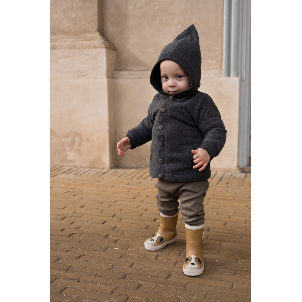 Mikk-Line Gummistøvler m./ 3D Lemur Rubber Boots Dijon