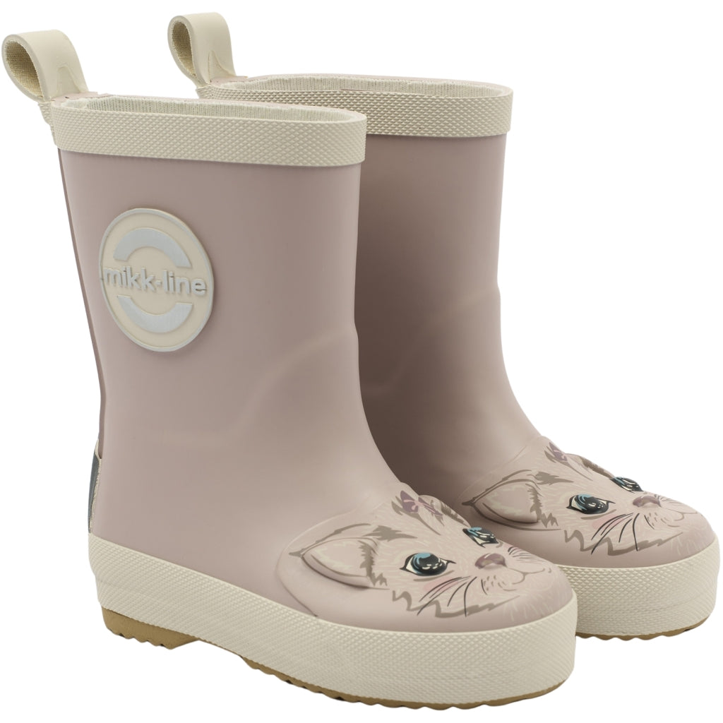Mikk-Line Gummistøvler m./ 3D Rød Panda Rubber Boots Bark