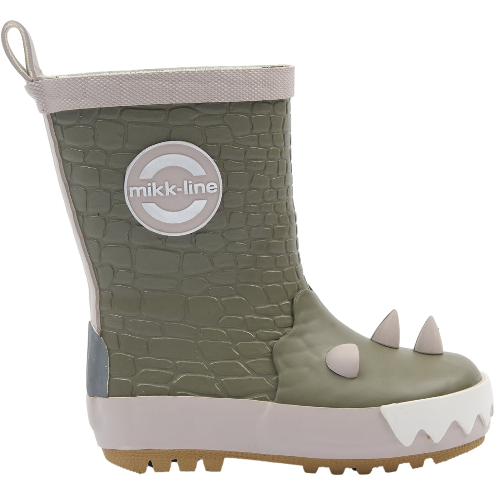 Mikk-Line Gummistøvler m/ 3D Dragon Rubber Boots Dusty Olive