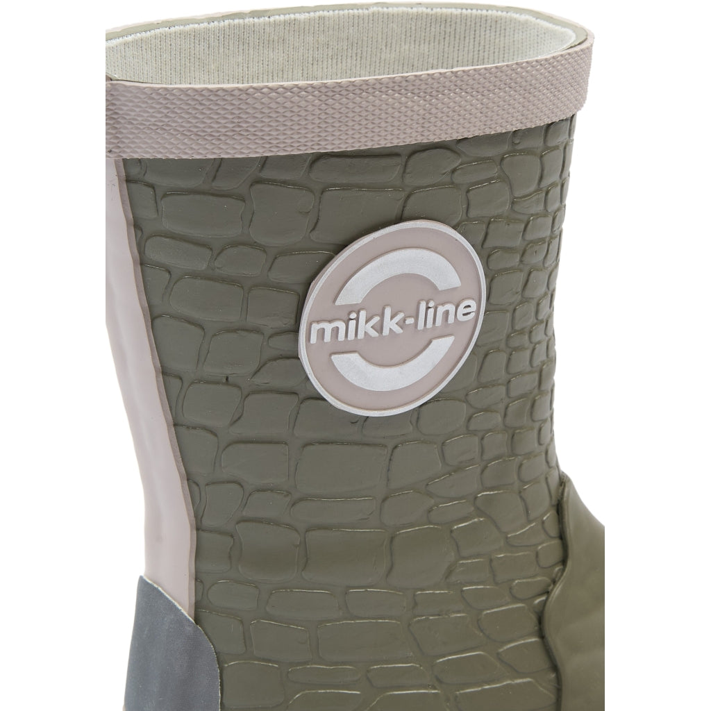 Mikk-Line Gummistøvler m/ 3D Dragon Rubber Boots Dusty Olive