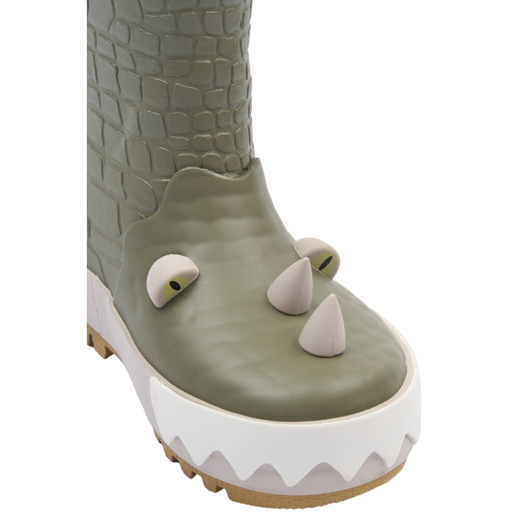 Mikk-Line Gummistøvler m/ 3D Dragon Rubber Boots Dusty Olive
