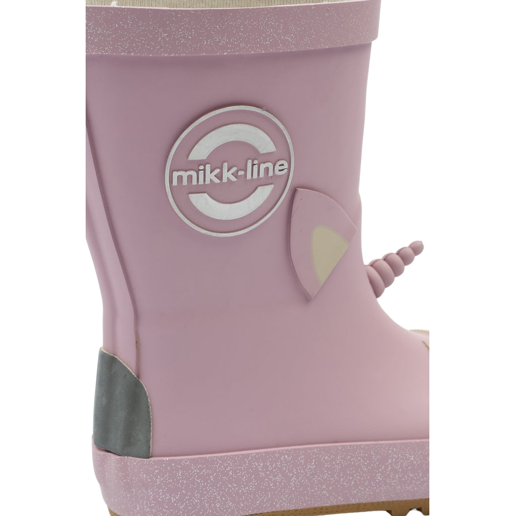 Mikk-Line Gummistøvler m/ 3D Unicorn Rubber Boots Mauve Shadows
