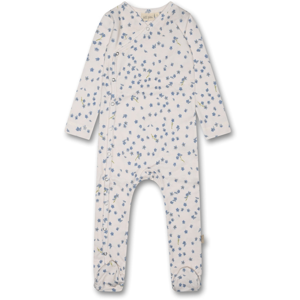 PETIT PIAO Jumpsuit L/S Fold Printed Heldragter Forget Me Not