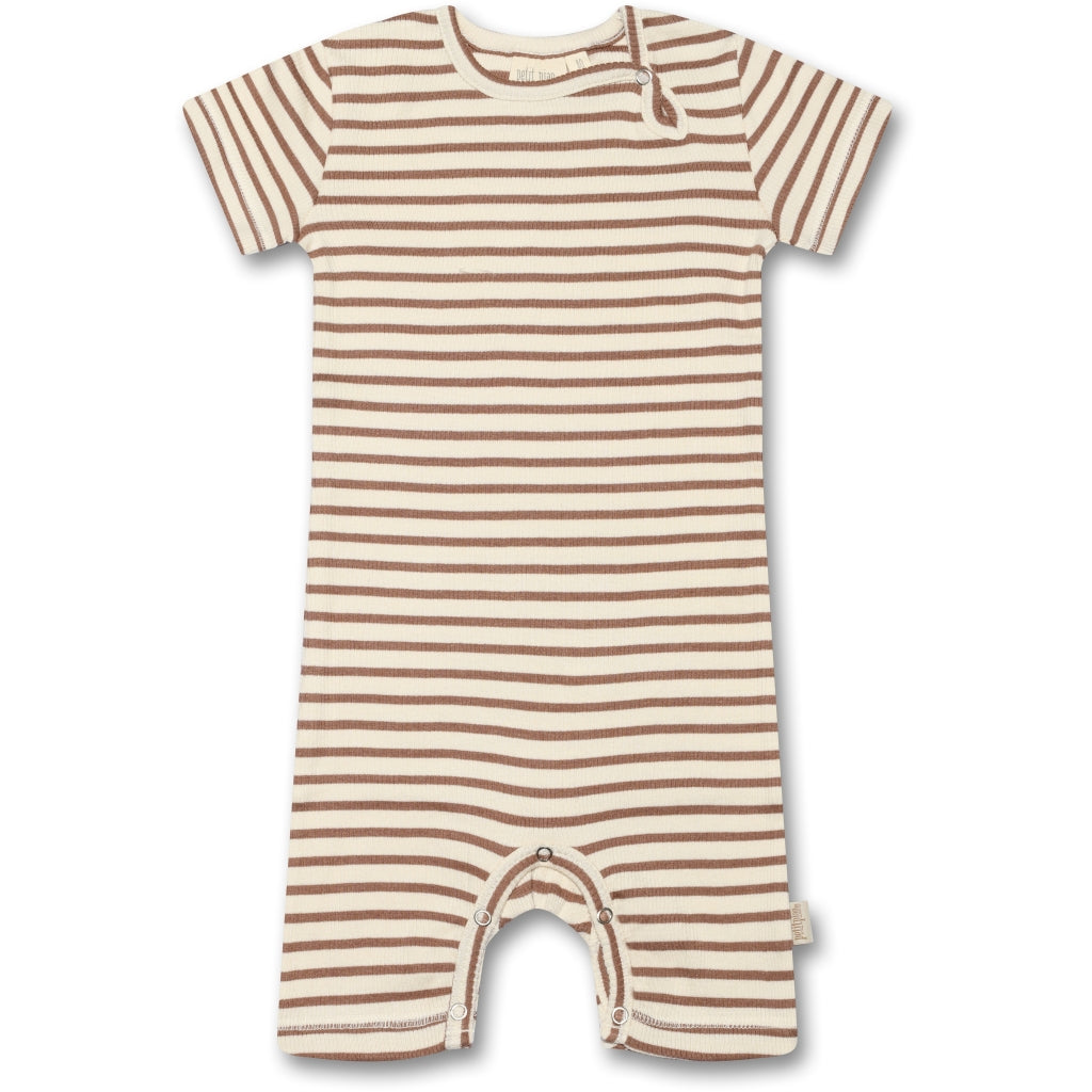 PETIT PIAO Jumpsuit S/S Modal Striped Heldragter Tuscany
