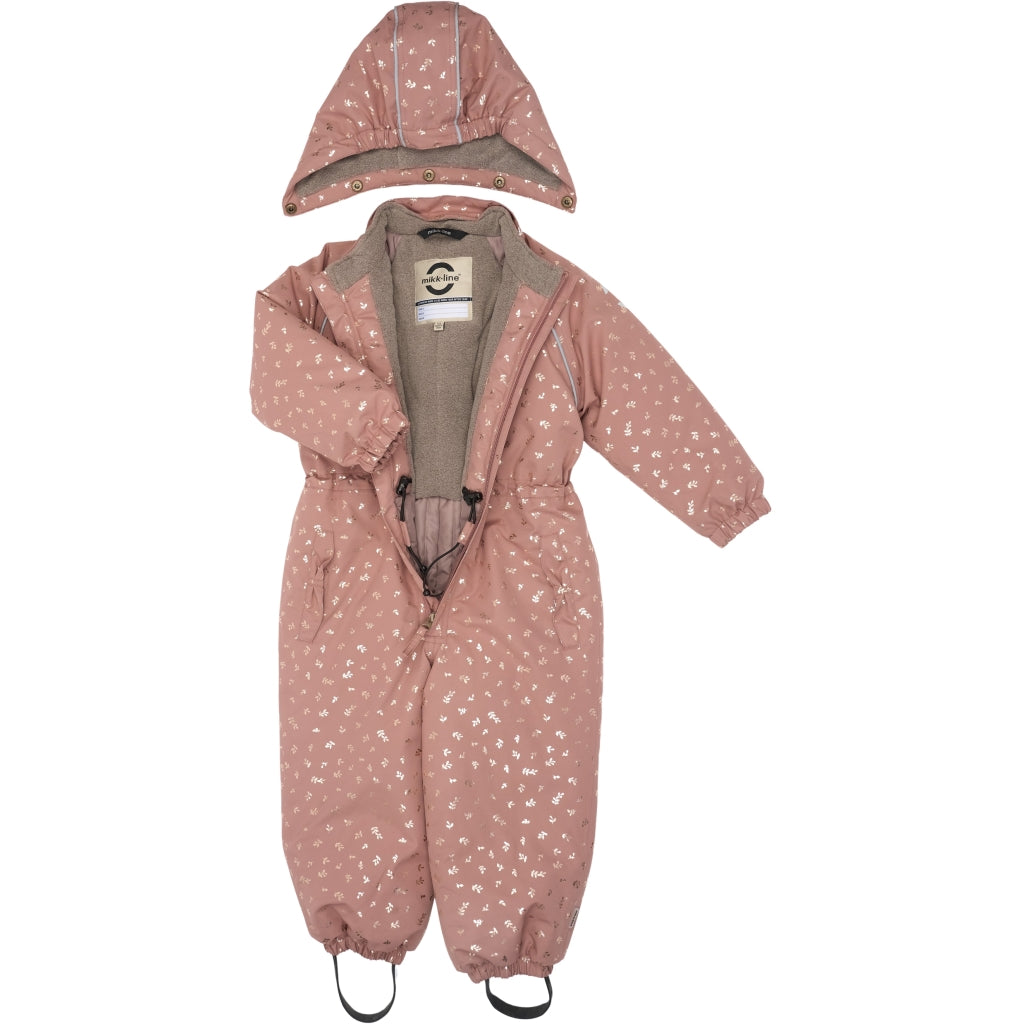 Mikk-Line Junior Flyverdragt Polyester & Glitter Print Flyverdragter Burlwood