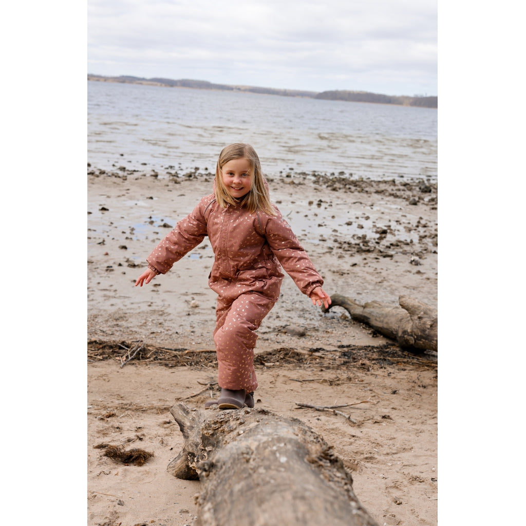 Mikk-Line Junior Flyverdragt Polyester & Glitter Print Flyverdragter Burlwood