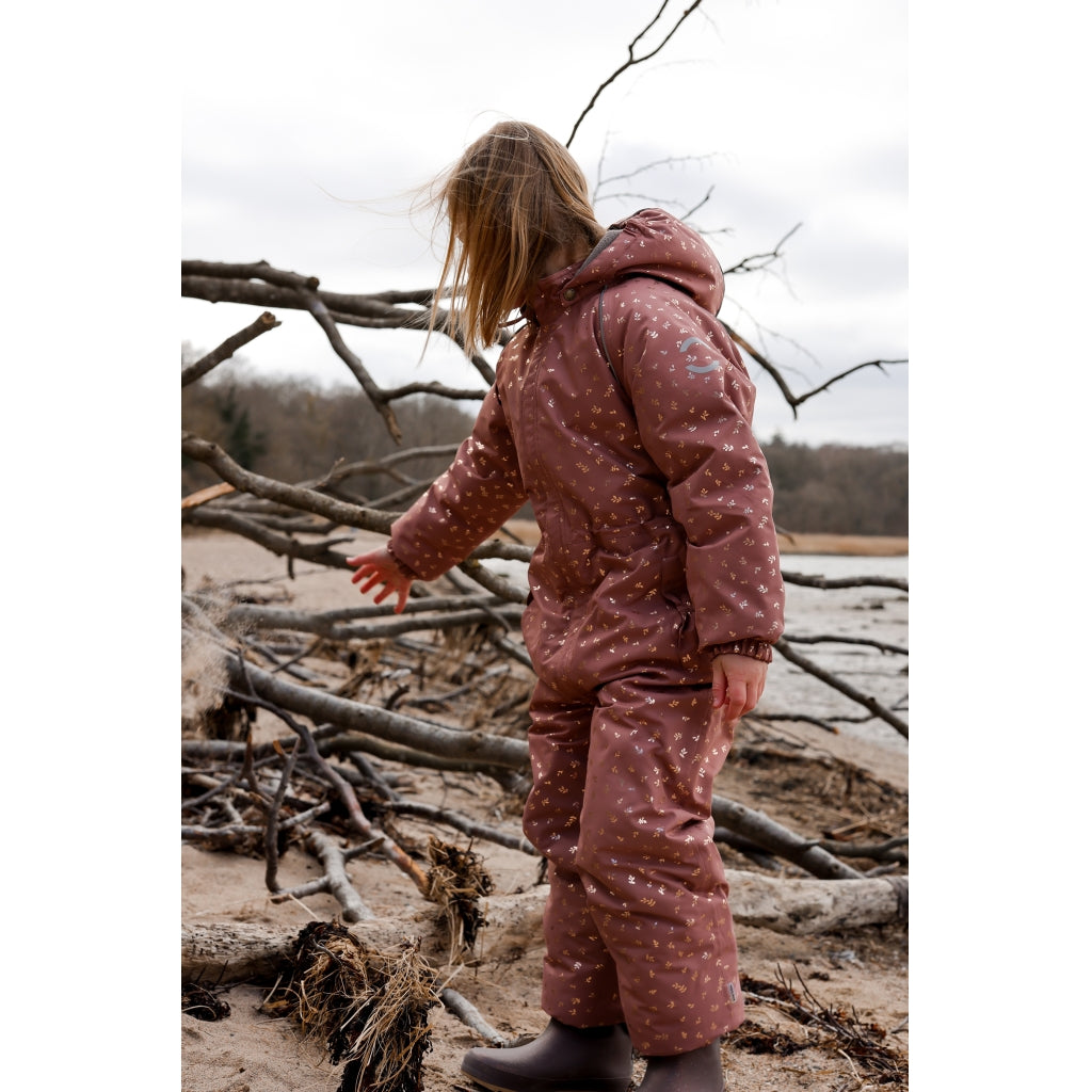 Mikk-Line Junior Flyverdragt Polyester & Glitter Print Flyverdragter Burlwood