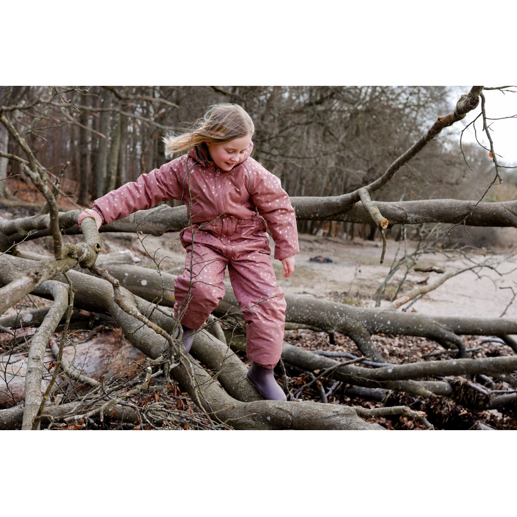 Mikk-Line Junior Flyverdragt Polyester & Glitter Print Flyverdragter Burlwood