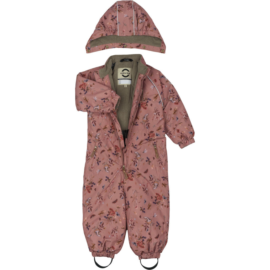 Mikk-Line Junior Flyverdragt Polyester & Skov Print Flyverdragter Burlwood