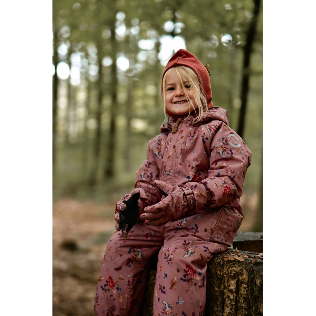 Mikk-Line Junior Flyverdragt Polyester & Skov Print Flyverdragter Burlwood