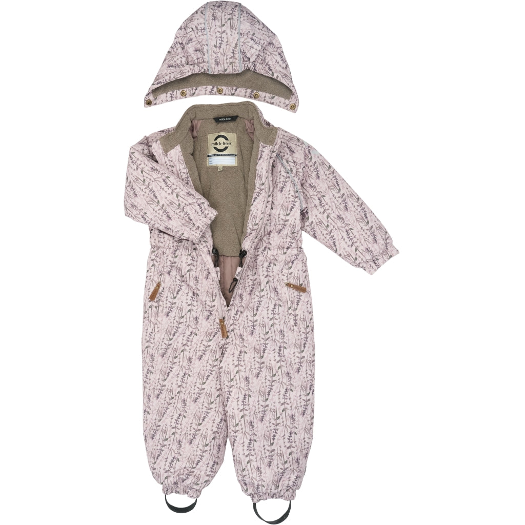 Mikk-Line Junior Flyverdragt Polyester & Skov Print Flyverdragter Cloud Gray