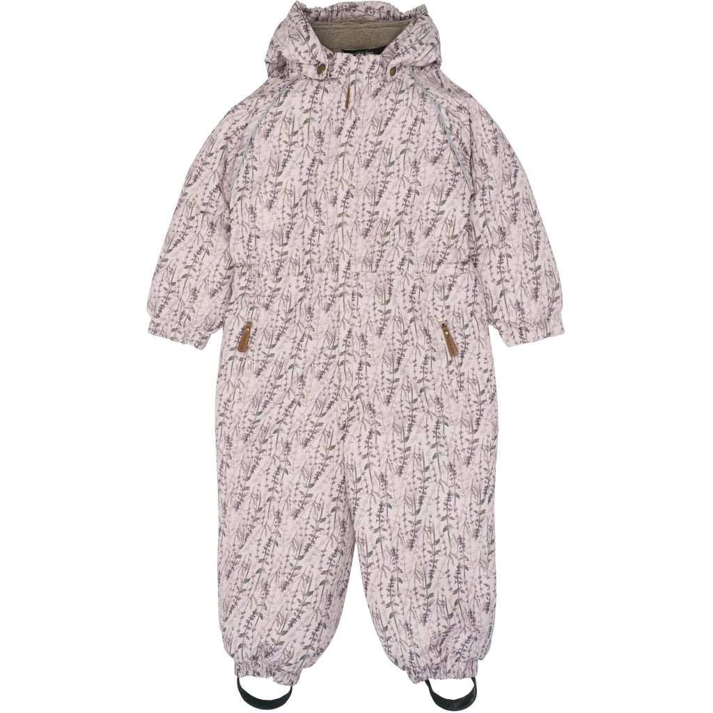 Mikk-Line Junior Flyverdragt Polyester & Skov Print Flyverdragter Cloud Gray