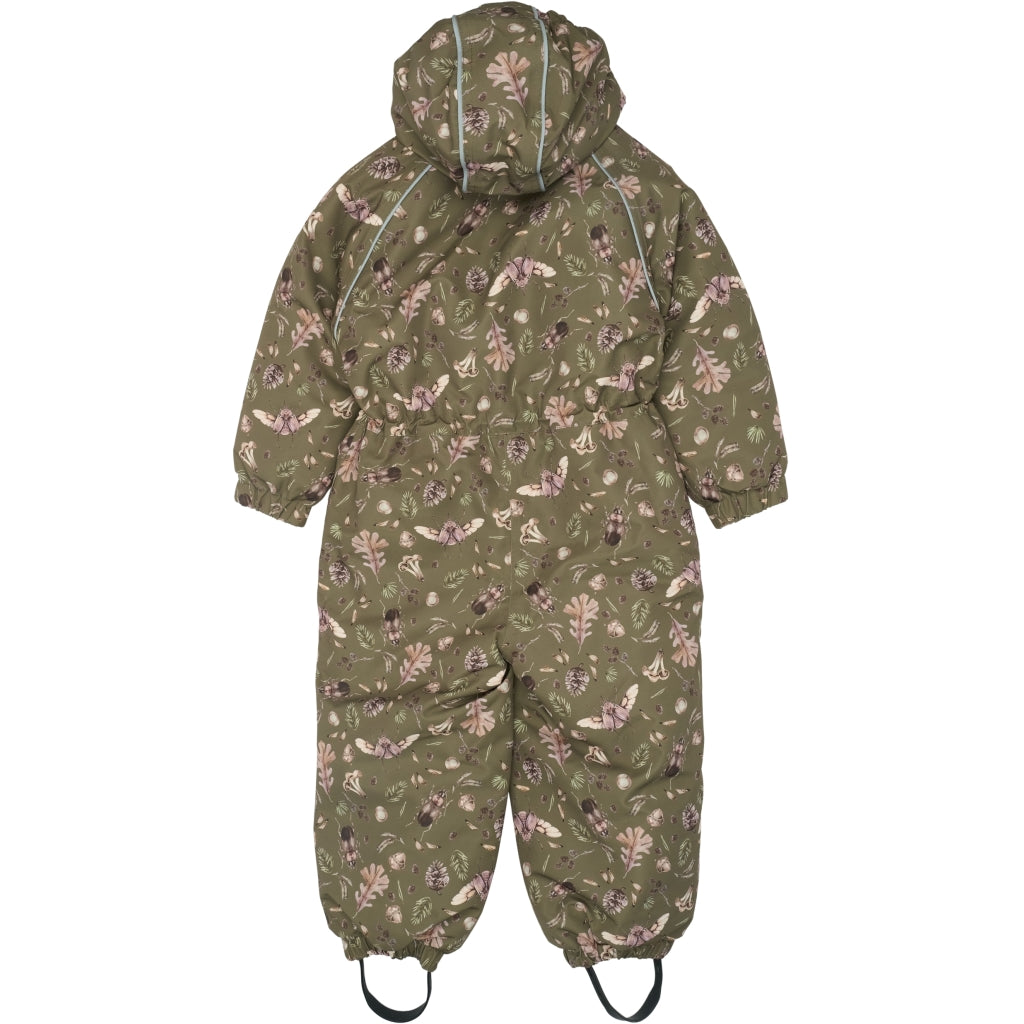 Mikk-Line Junior Flyverdragt Polyester & Skov Print Flyverdragter Burnt Olive