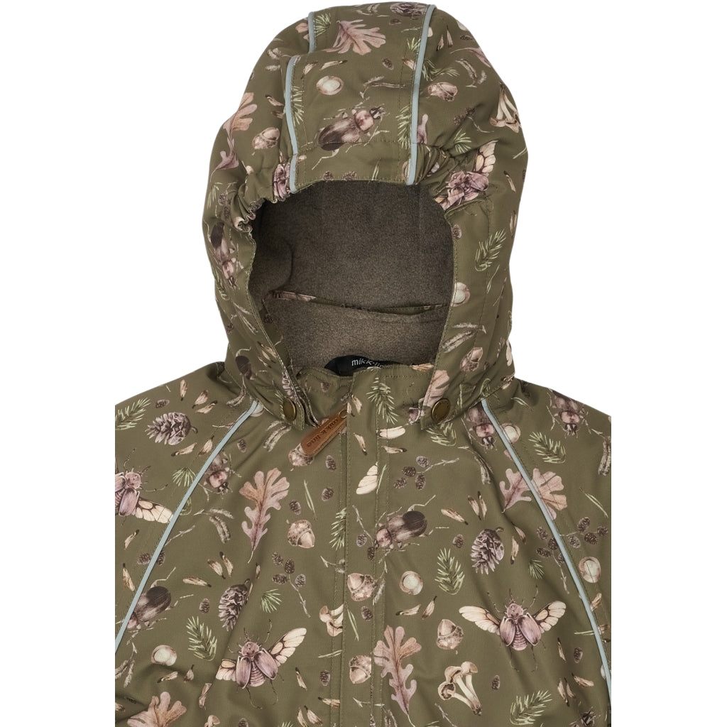 Mikk-Line Junior Flyverdragt Polyester & Skov Print Flyverdragter Burnt Olive
