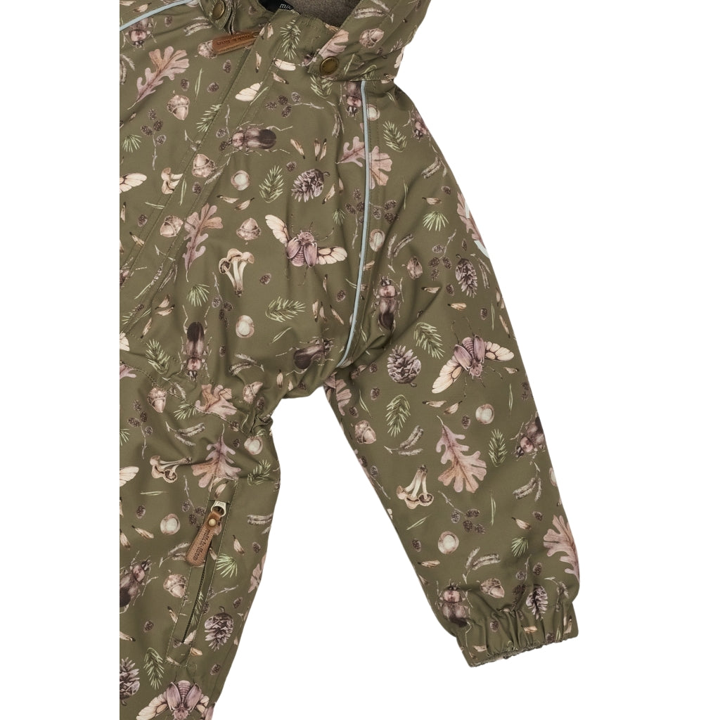Mikk-Line Junior Flyverdragt Polyester & Skov Print Flyverdragter Burnt Olive