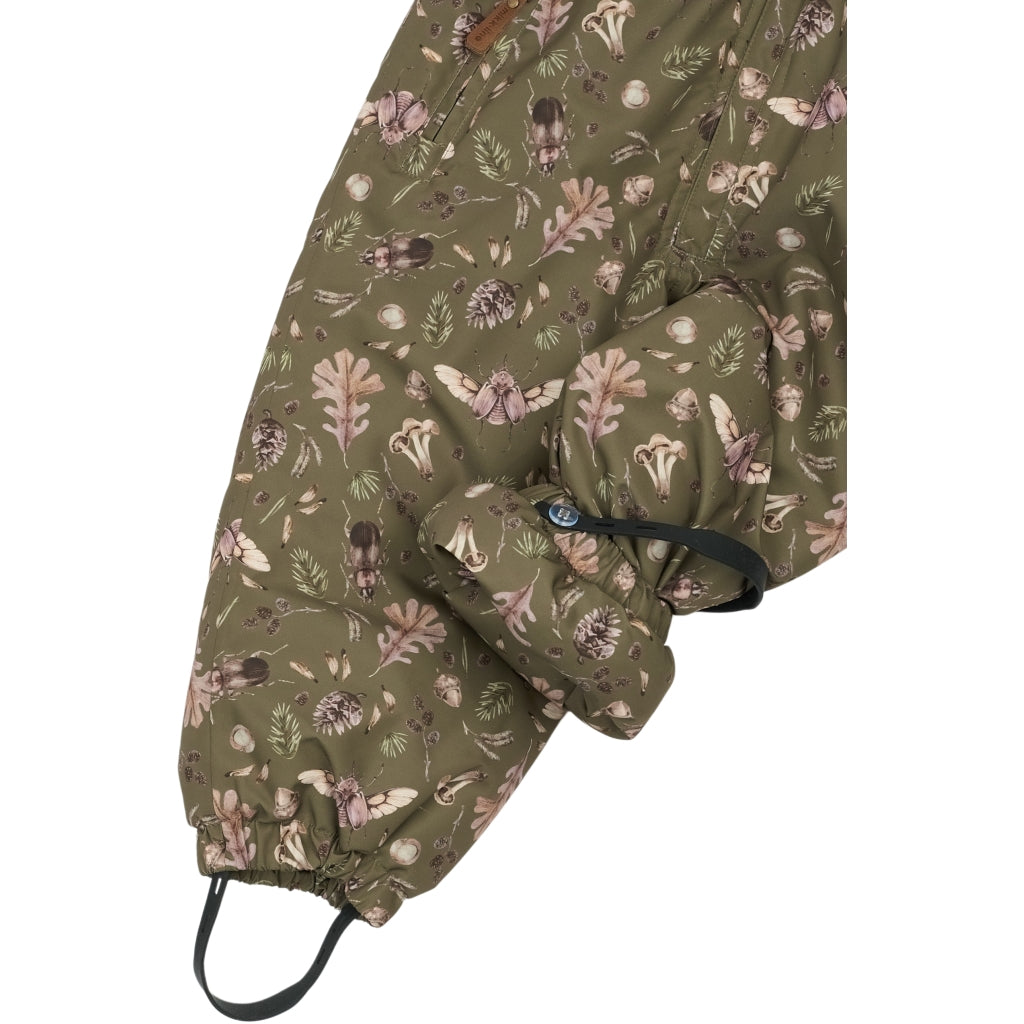 Mikk-Line Junior Flyverdragt Polyester & Skov Print Flyverdragter Burnt Olive