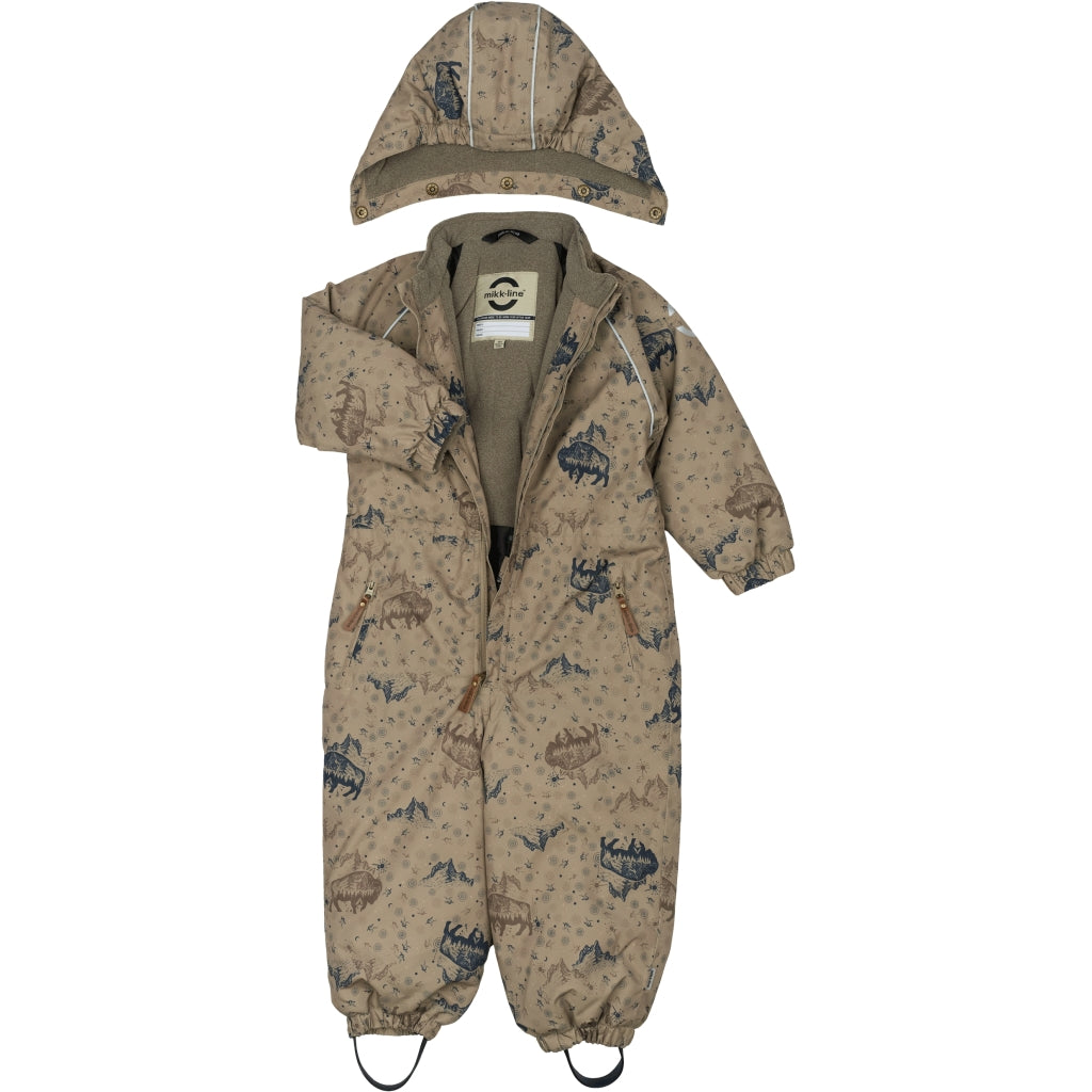 Mikk-Line Junior Flyverdragt Polyester & Skov Print Flyverdragter Coriander