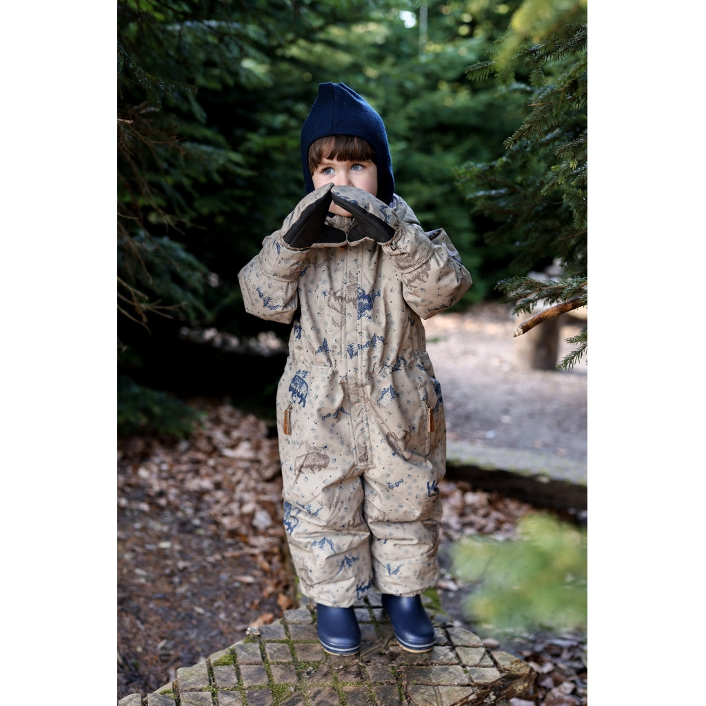 Mikk-Line Junior Flyverdragt Polyester & Skov Print Flyverdragter Coriander