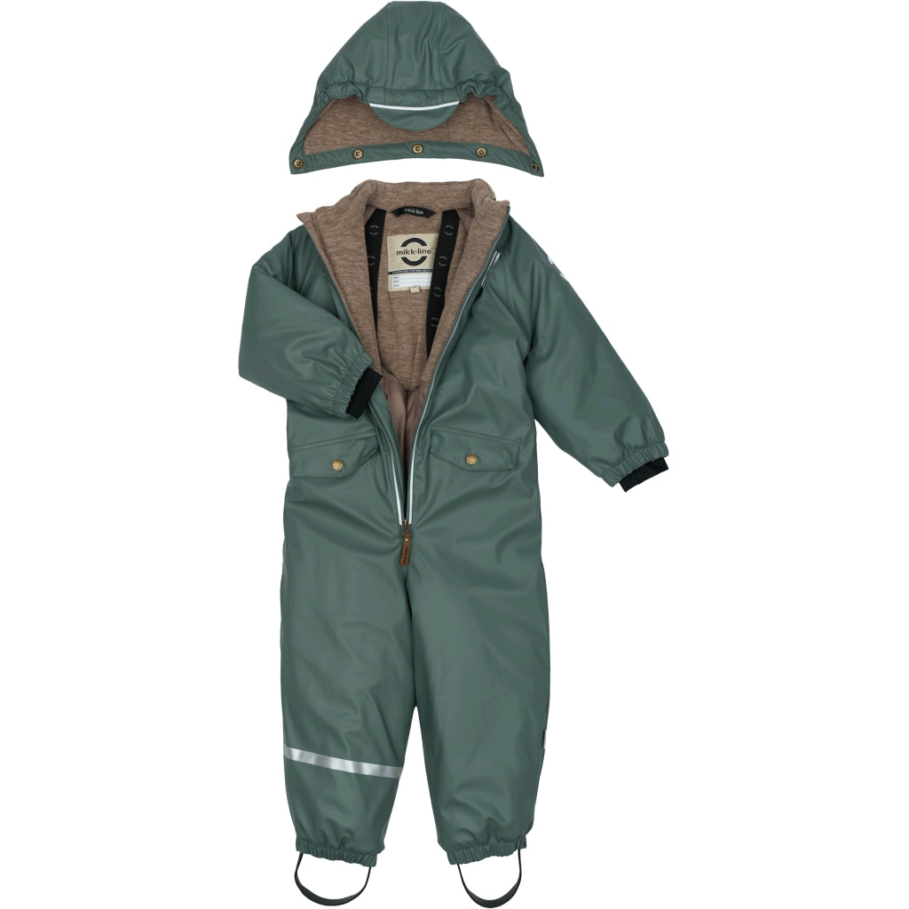 Mikk-Line Junior PU Flyverdragt Flyverdragter Balsam Green