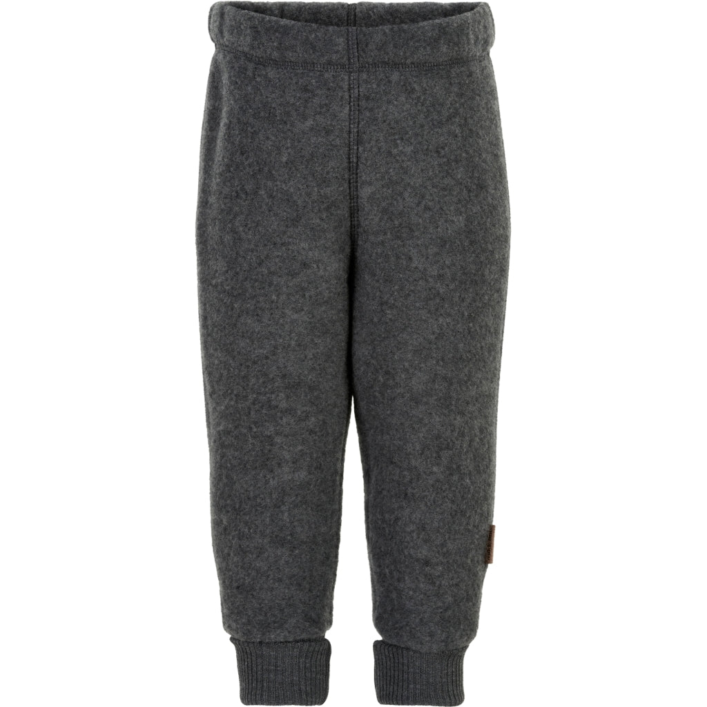 Mikk-Line Junior Uldbukser Uld Anthracite Melange