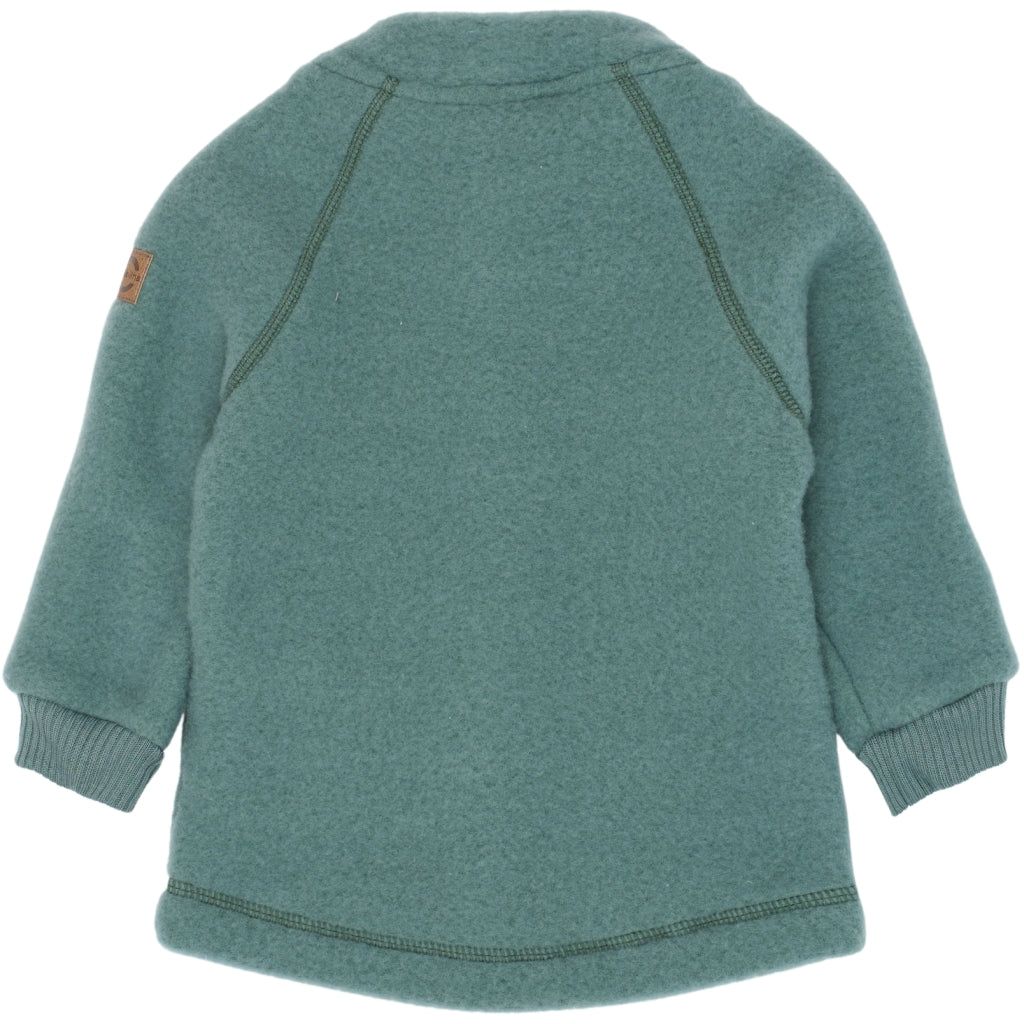 Mikk-Line Junior Uldjakke Uld Balsam Green