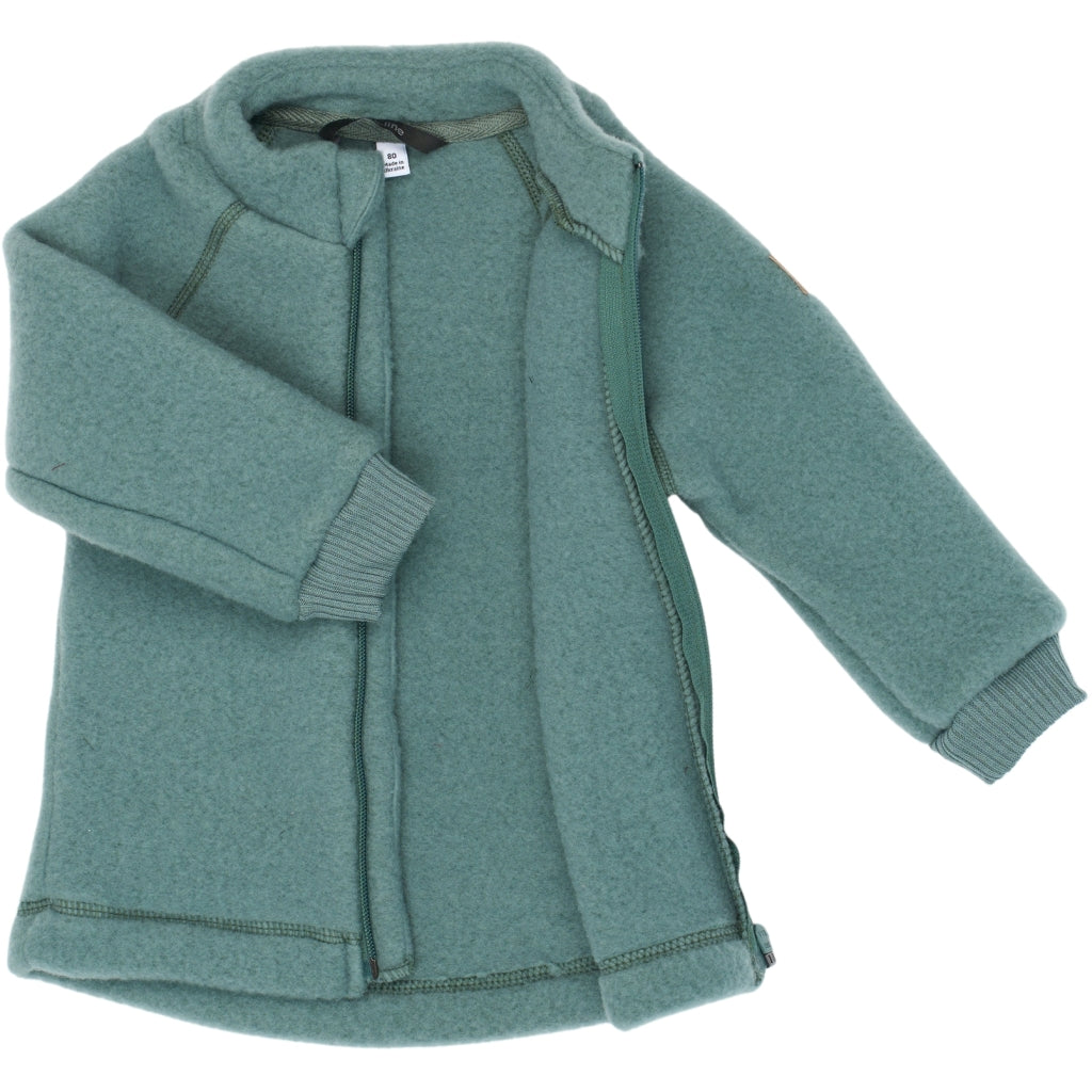 Mikk-Line Junior Uldjakke Uld Balsam Green