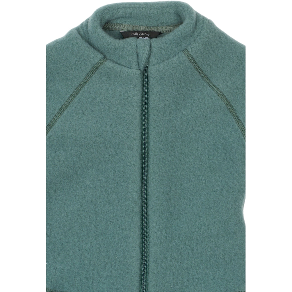 Mikk-Line Junior Uldjakke Uld Balsam Green