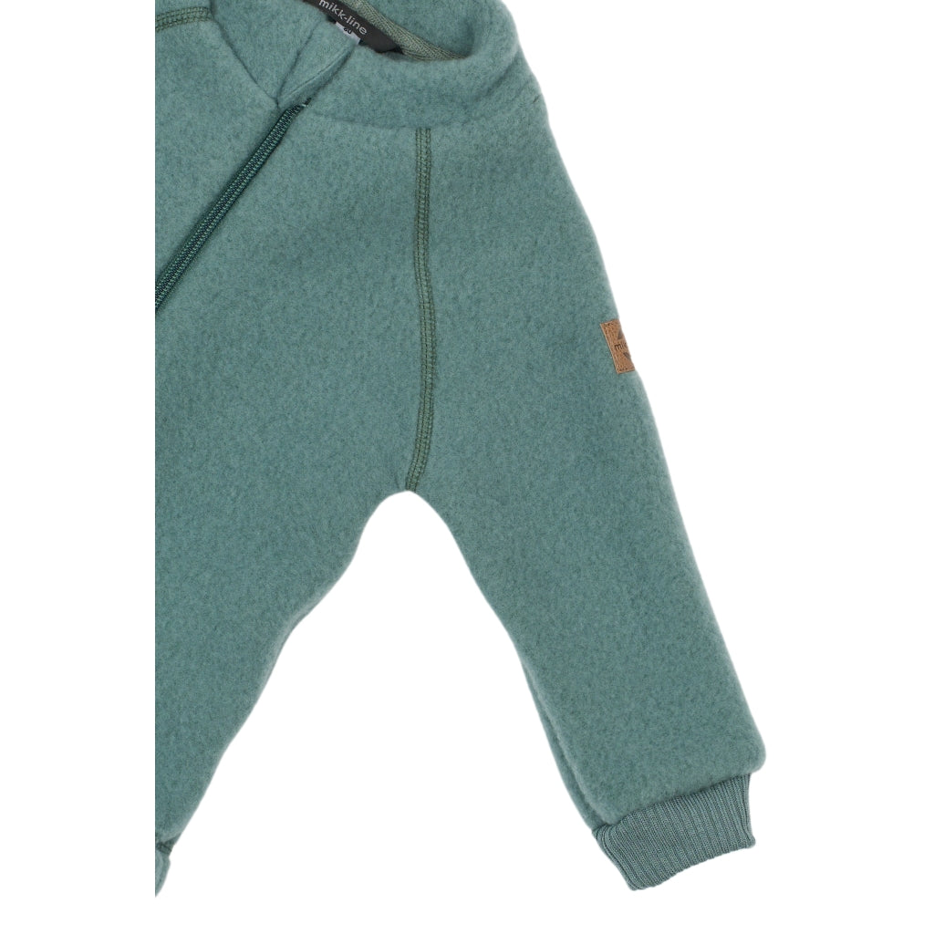 Mikk-Line Junior Uldjakke Uld Balsam Green
