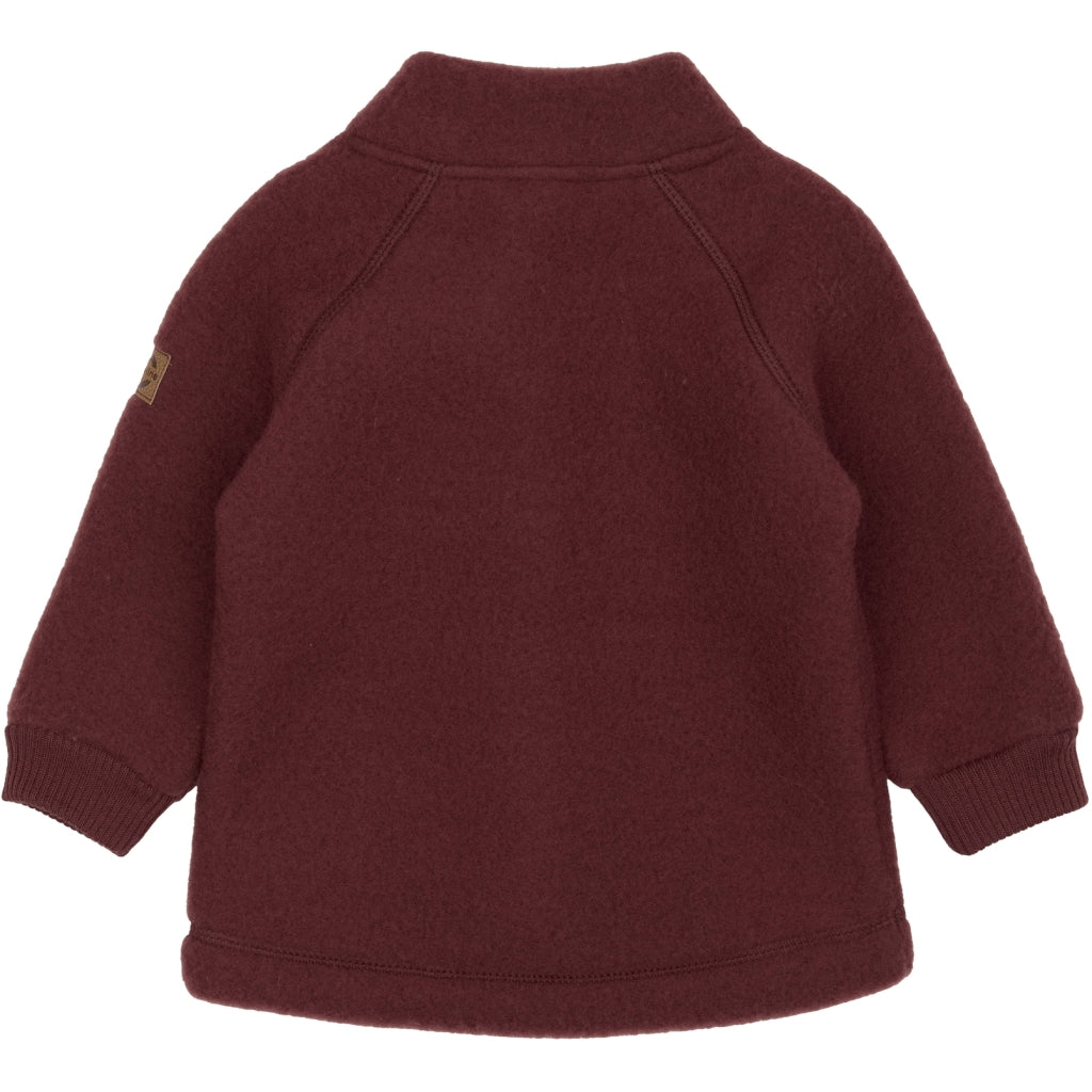 Mikk-Line Junior Uldjakke Uld Rum Raisin