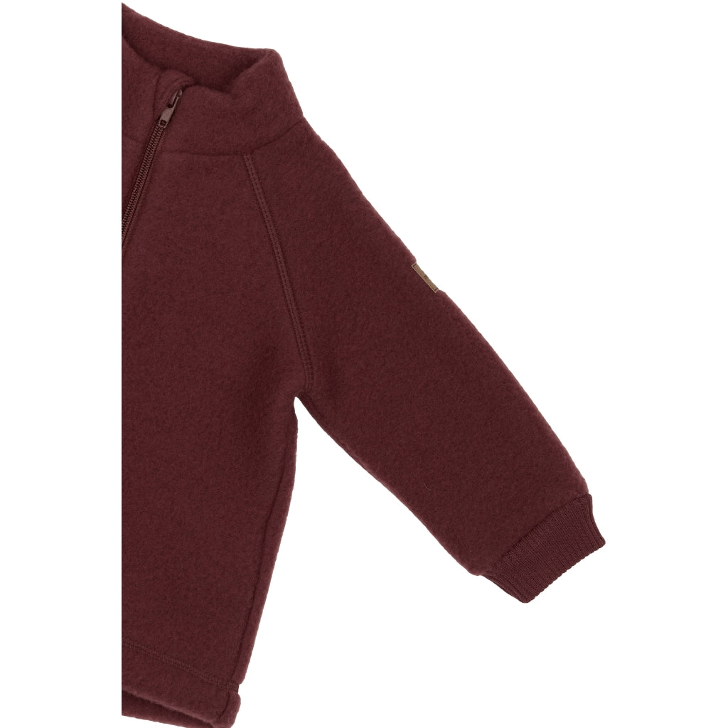 Mikk-Line Junior Uldjakke Uld Rum Raisin