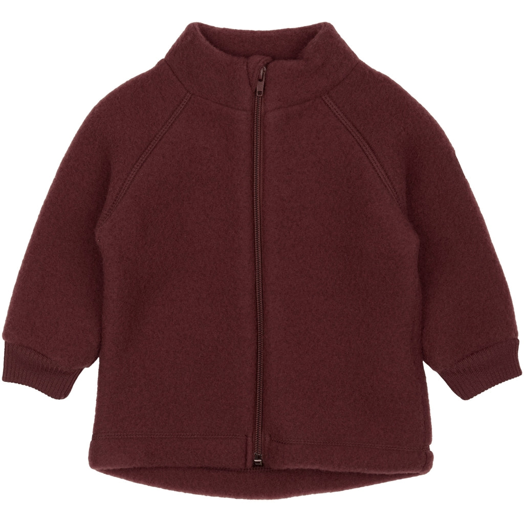 Mikk-Line Junior Uldjakke Uld Rum Raisin