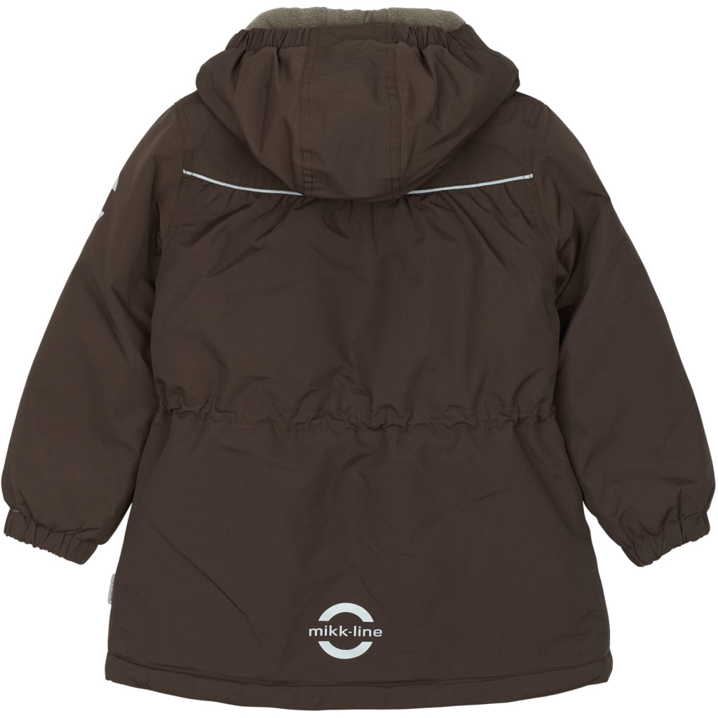 Mikk-Line Junior Vinterjakke Nylon Jakker Raisin