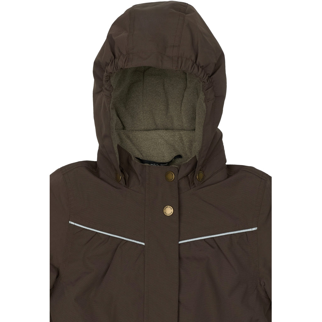 Mikk-Line Junior Vinterjakke Nylon Jakker Raisin