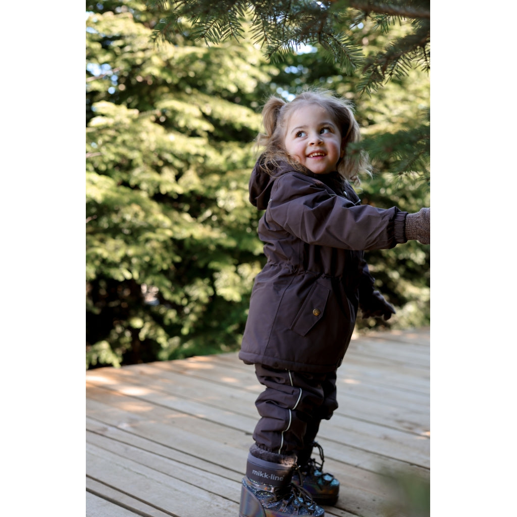 Mikk-Line Junior Vinterjakke Nylon Jakker Raisin