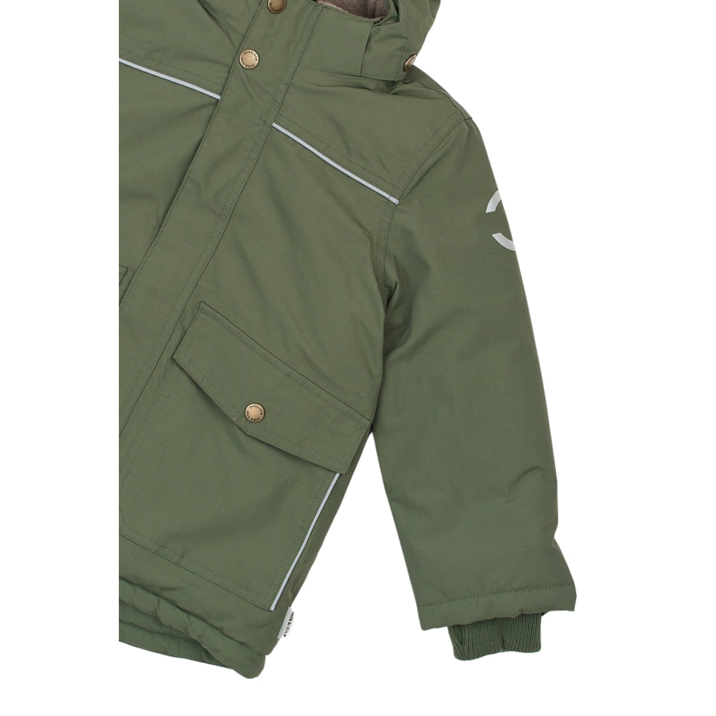 Mikk-Line Junior Vinterjakke Nylon Jakker Thyme