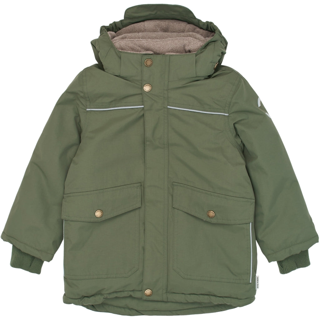 Mikk-Line Junior Vinterjakke Nylon Jakker Thyme