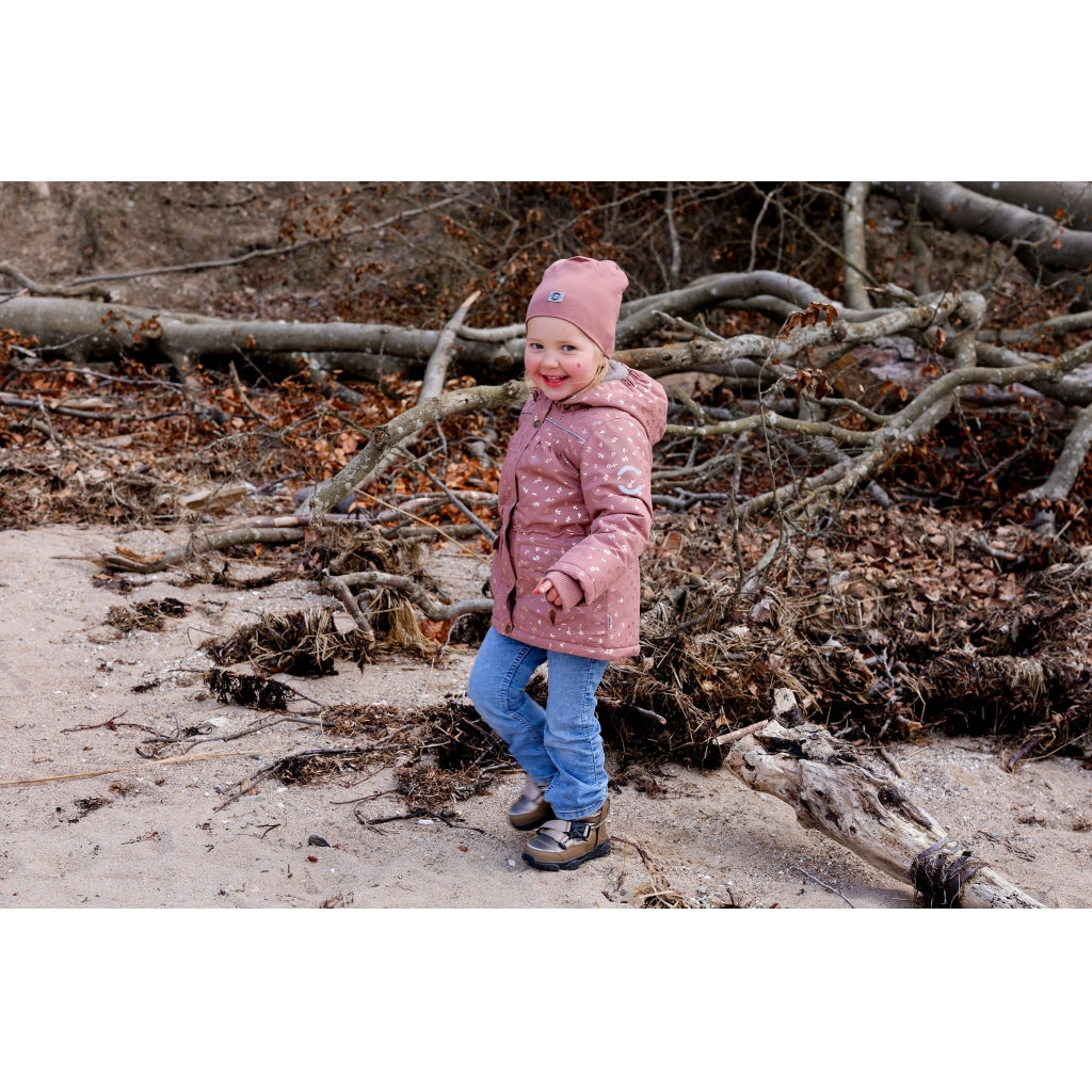 Mikk-Line Junior Vinterjakke Polyester & Glitter Print Jakker Burlwood